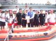 2010/08/01-捐贈三峽大豹溪假日防溺協勤水上救生艇